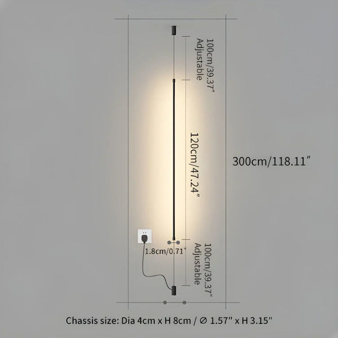 Moderne Lineaire LED Vloerlamp
