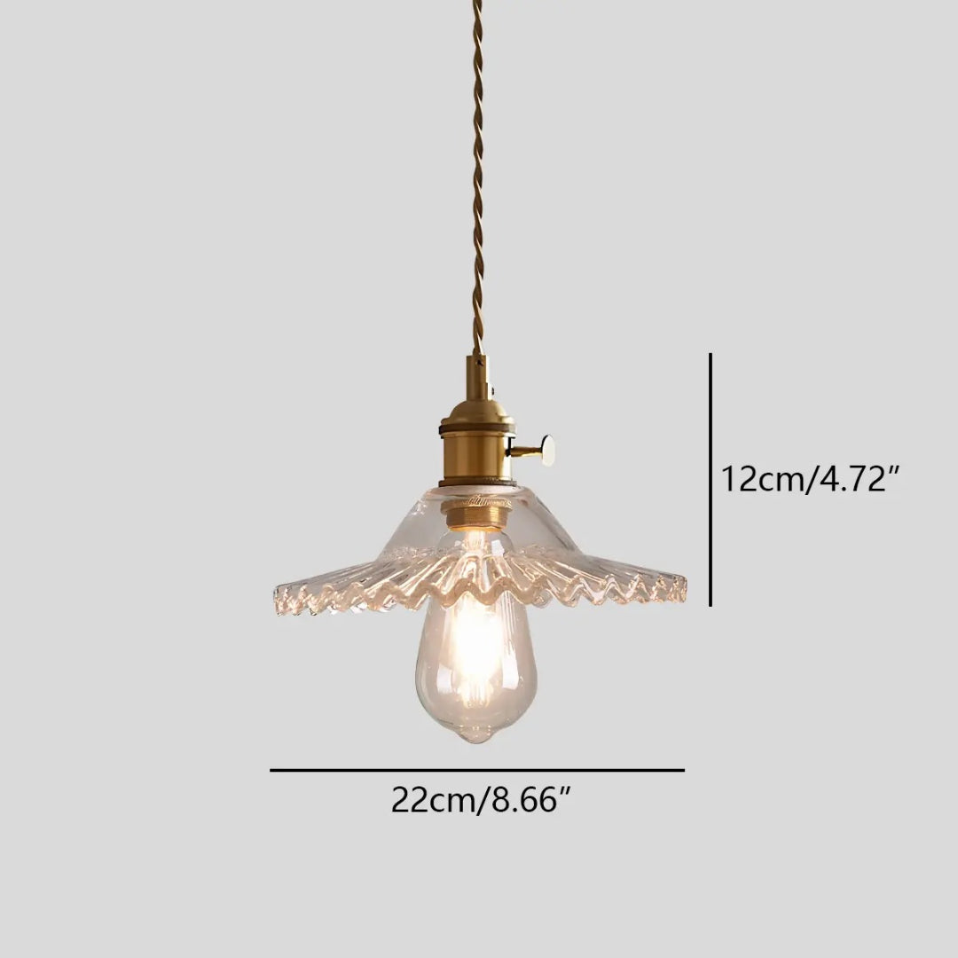 Klassieke Glazen Hanglamp