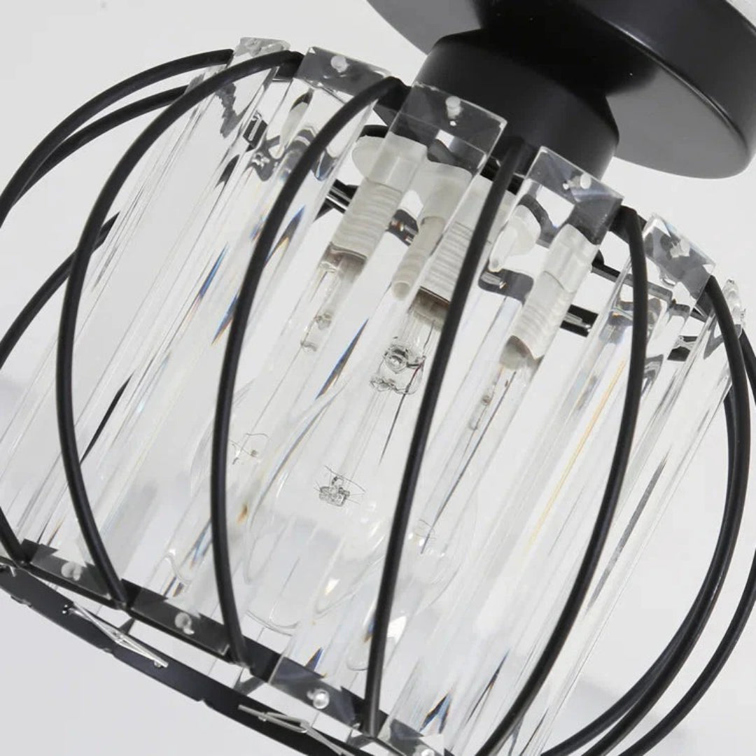 Vintage Kristallen Plafondlamp