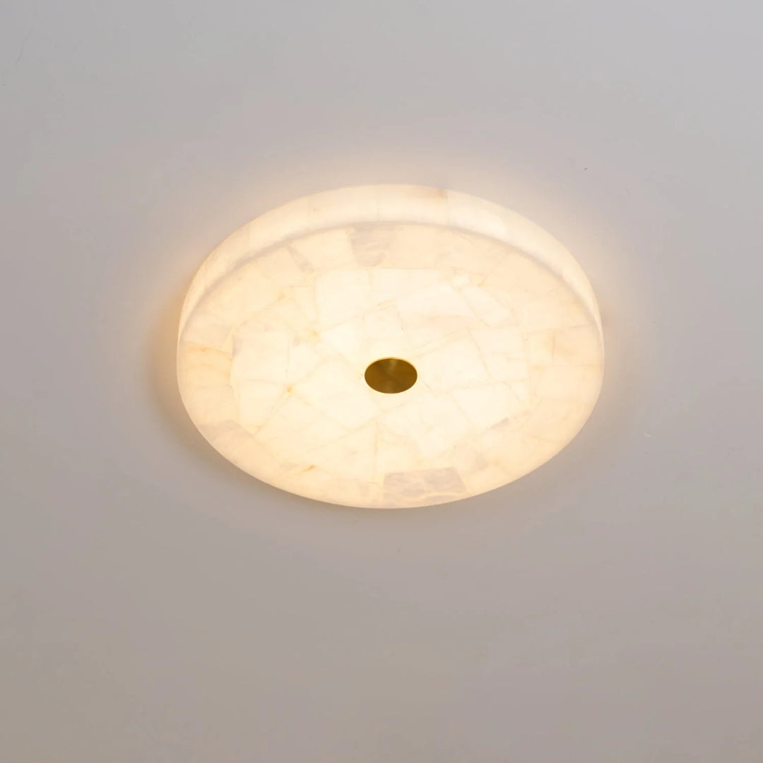 Minimalistische Marmeren Ronde Plafondlamp