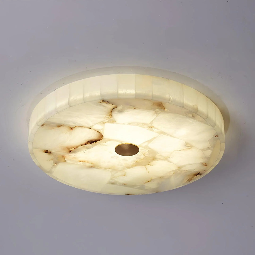 Minimalistische Marmeren Ronde Plafondlamp