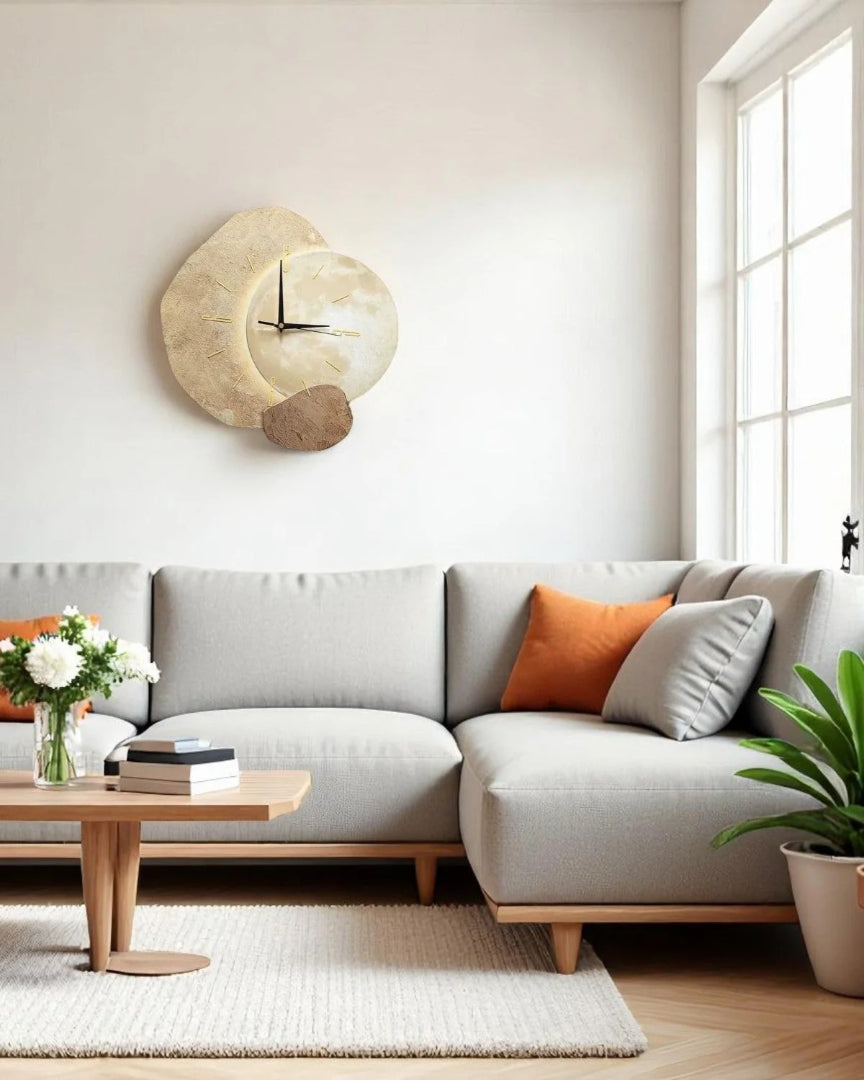 Contemporaine LED wandklok