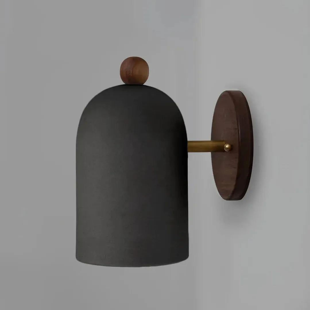 Wabi-Sabi Houten Wandlamp