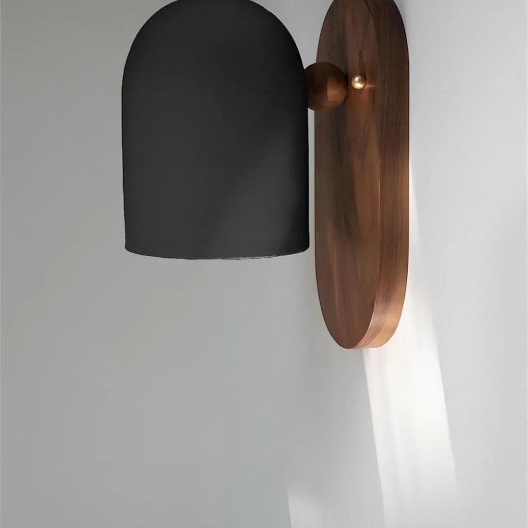 Wabi-Sabi Houten Wandlamp