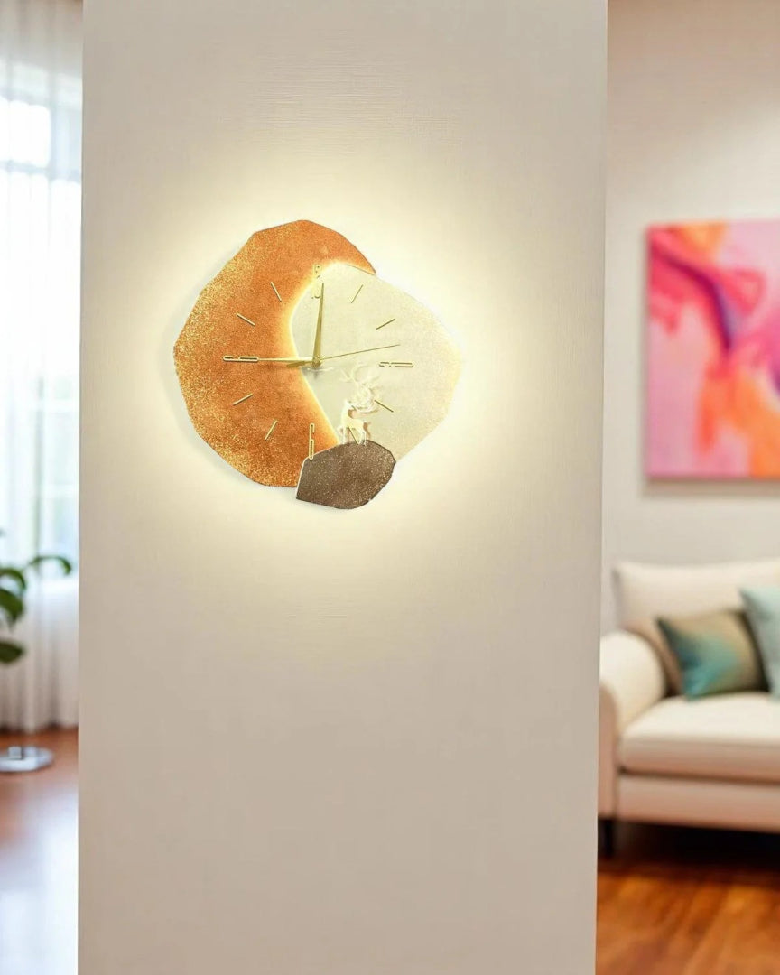 Contemporaine LED wandklok
