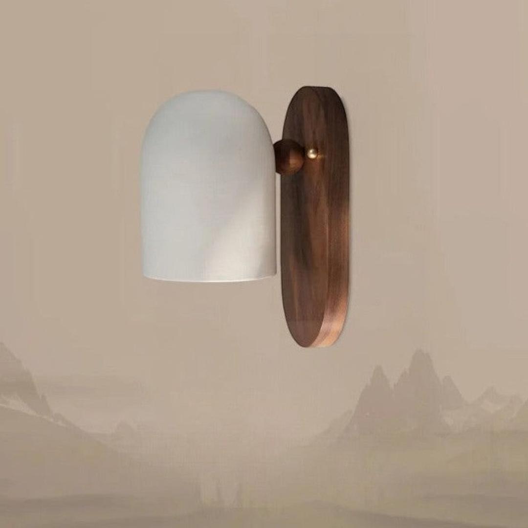 Wabi-Sabi Houten Wandlamp