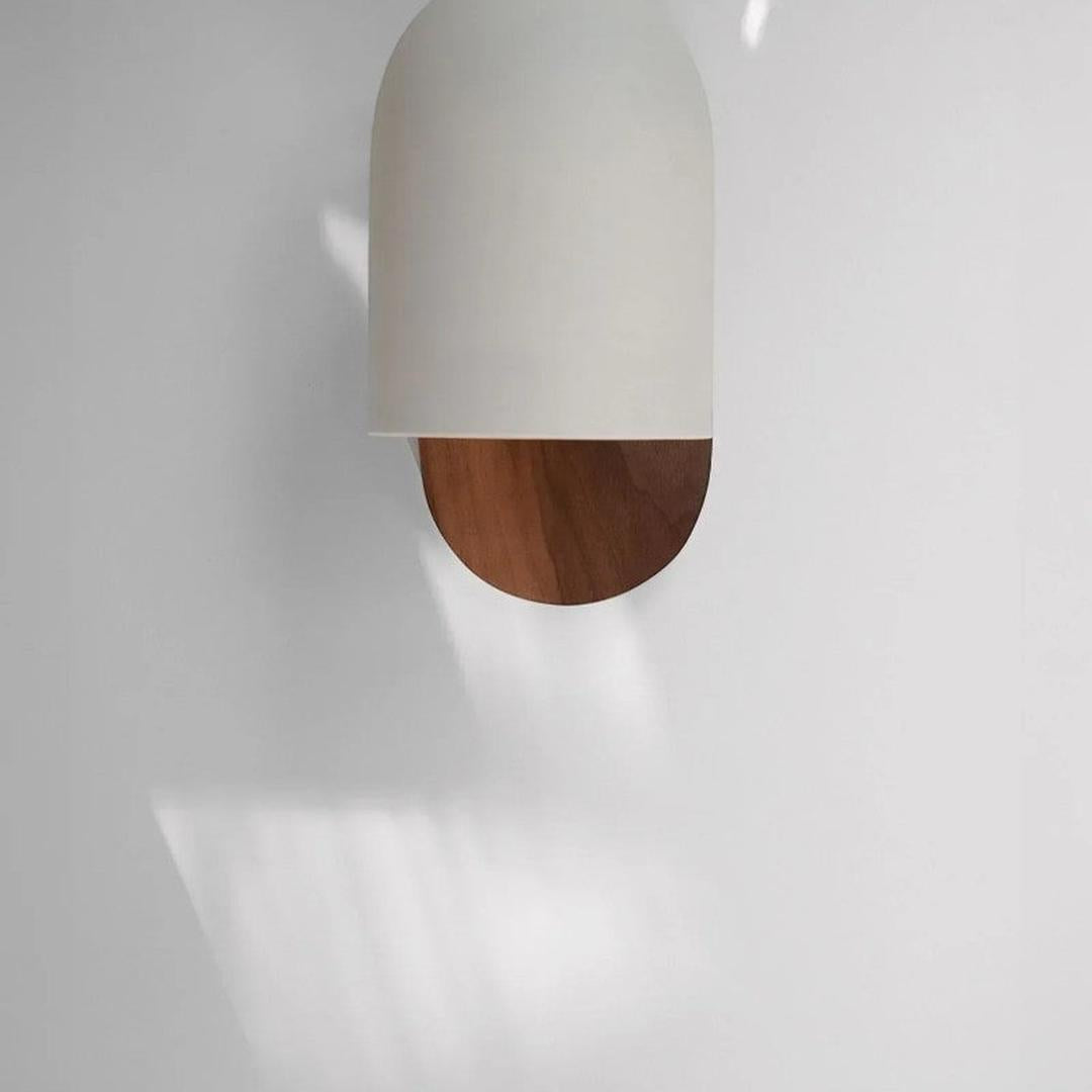 Wabi-Sabi Houten Wandlamp