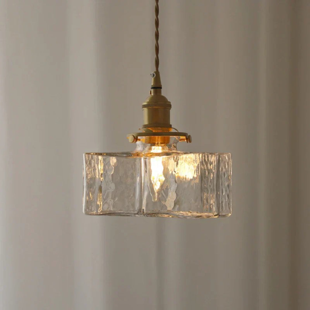 Vintage Glazen Hanglamp