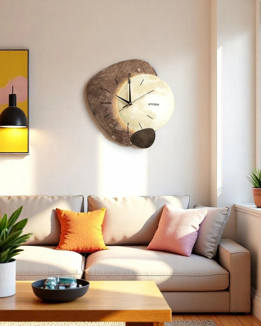 Contemporaine LED wandklok