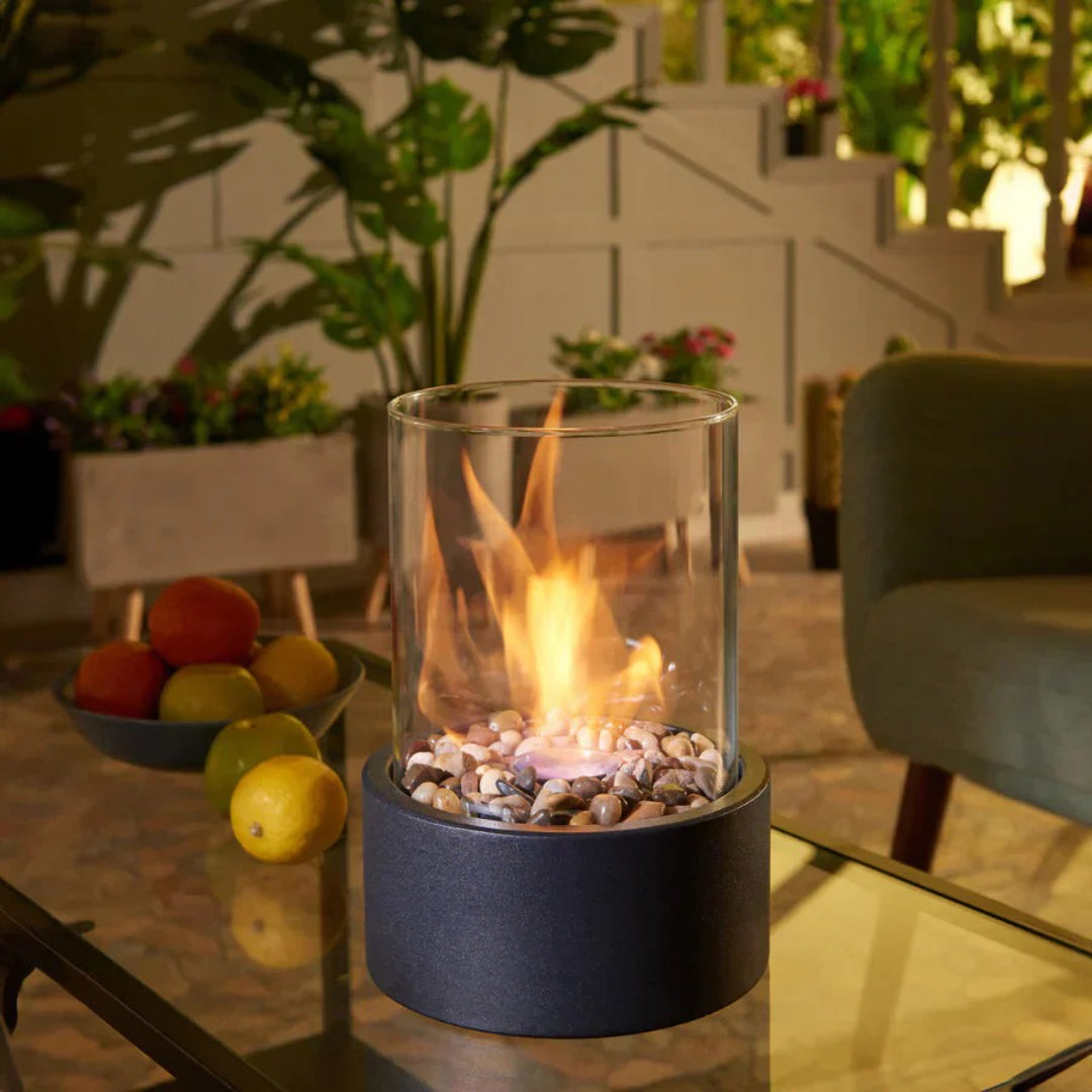 Moderne glazen tafelhaard
