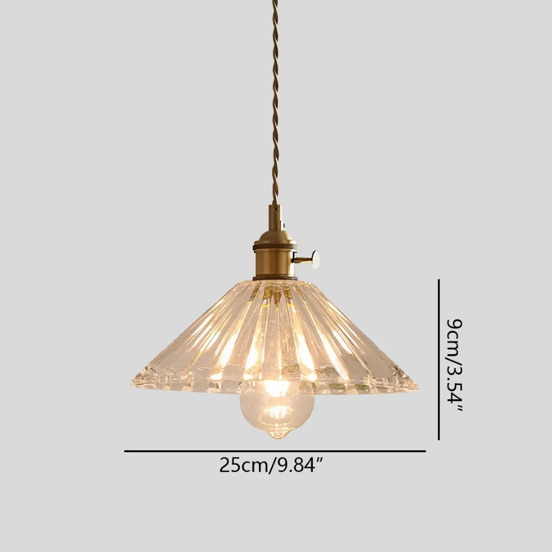 Klassieke Glazen Hanglamp