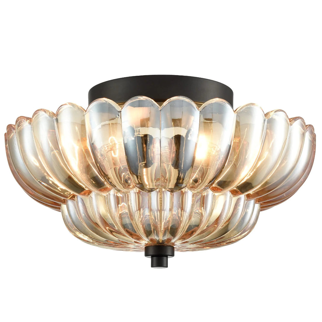 Vintage Glazen Plafondlamp
