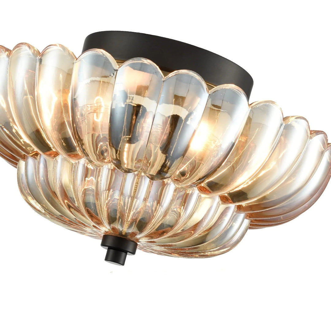 Vintage Glazen Plafondlamp