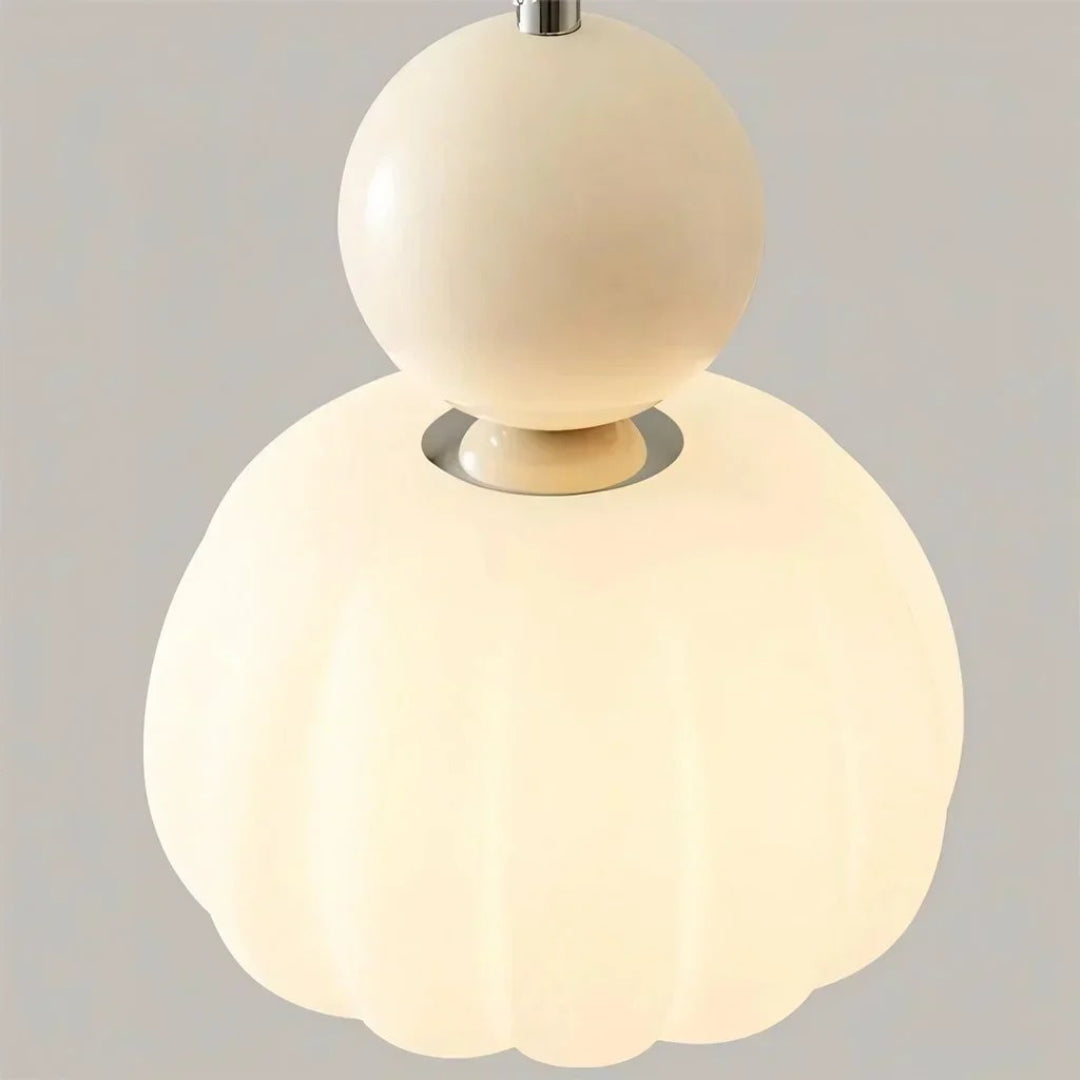 Ronde glazen bol hanglamp