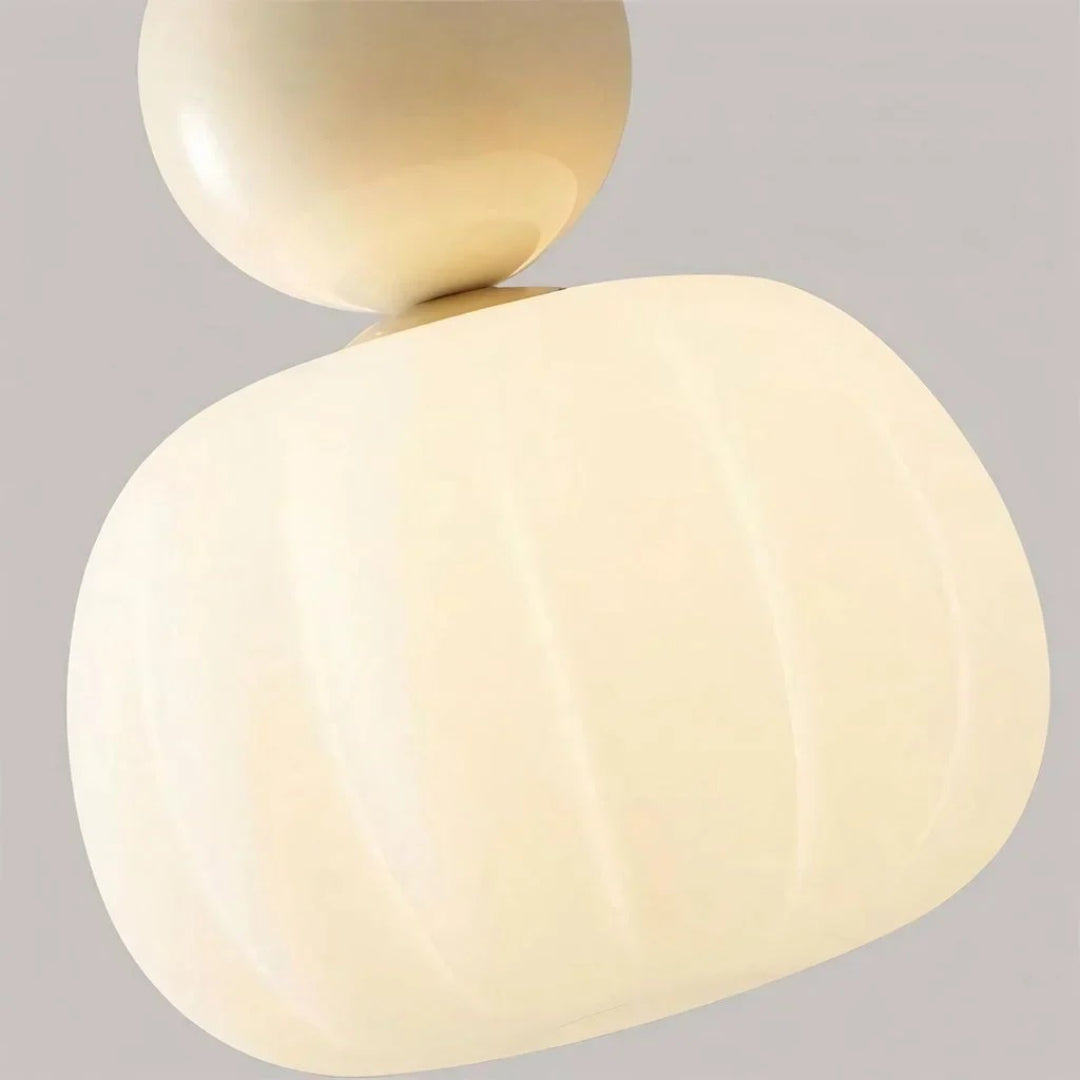 Ronde glazen bol hanglamp