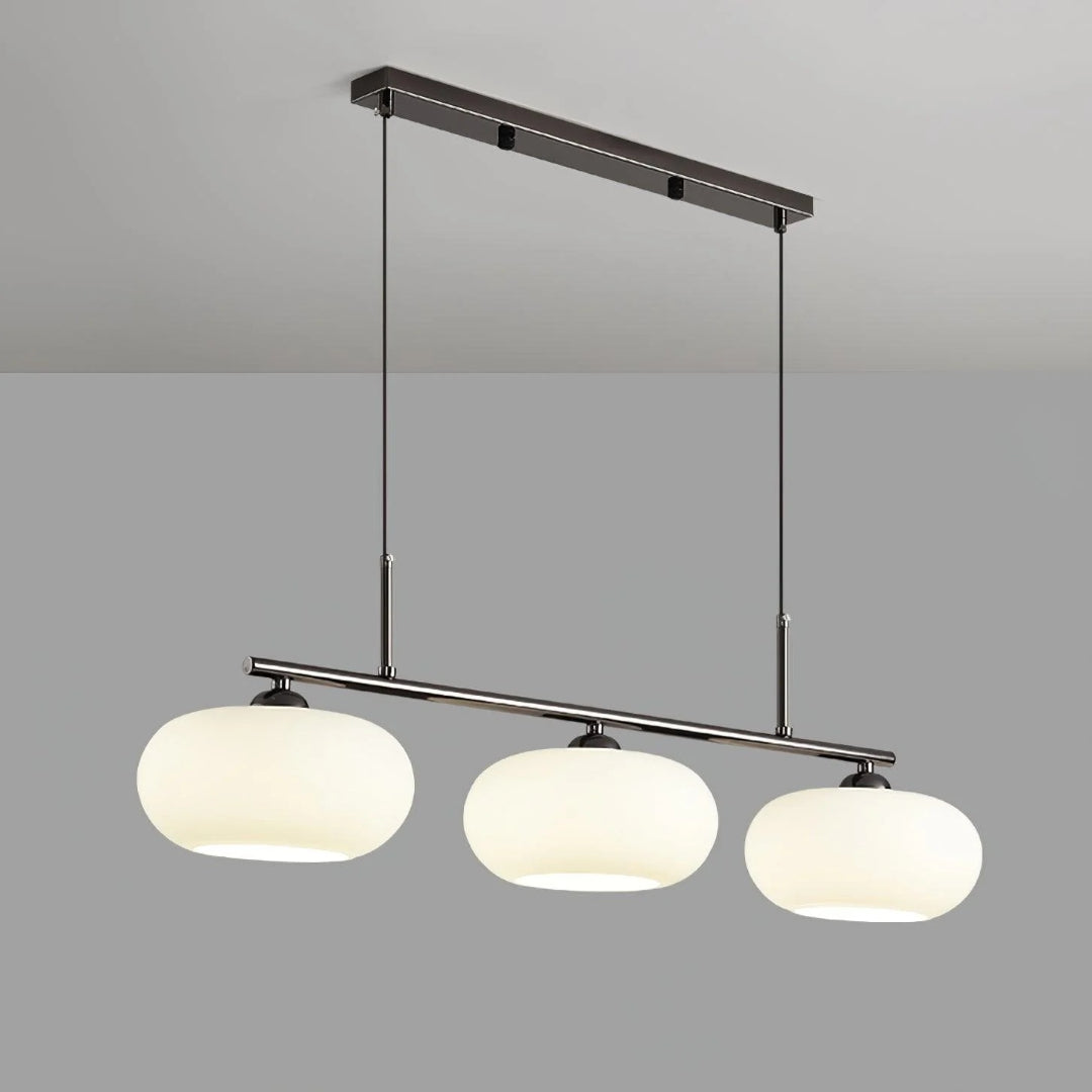 Lineaire Glazen Drievoudige Hanglamp