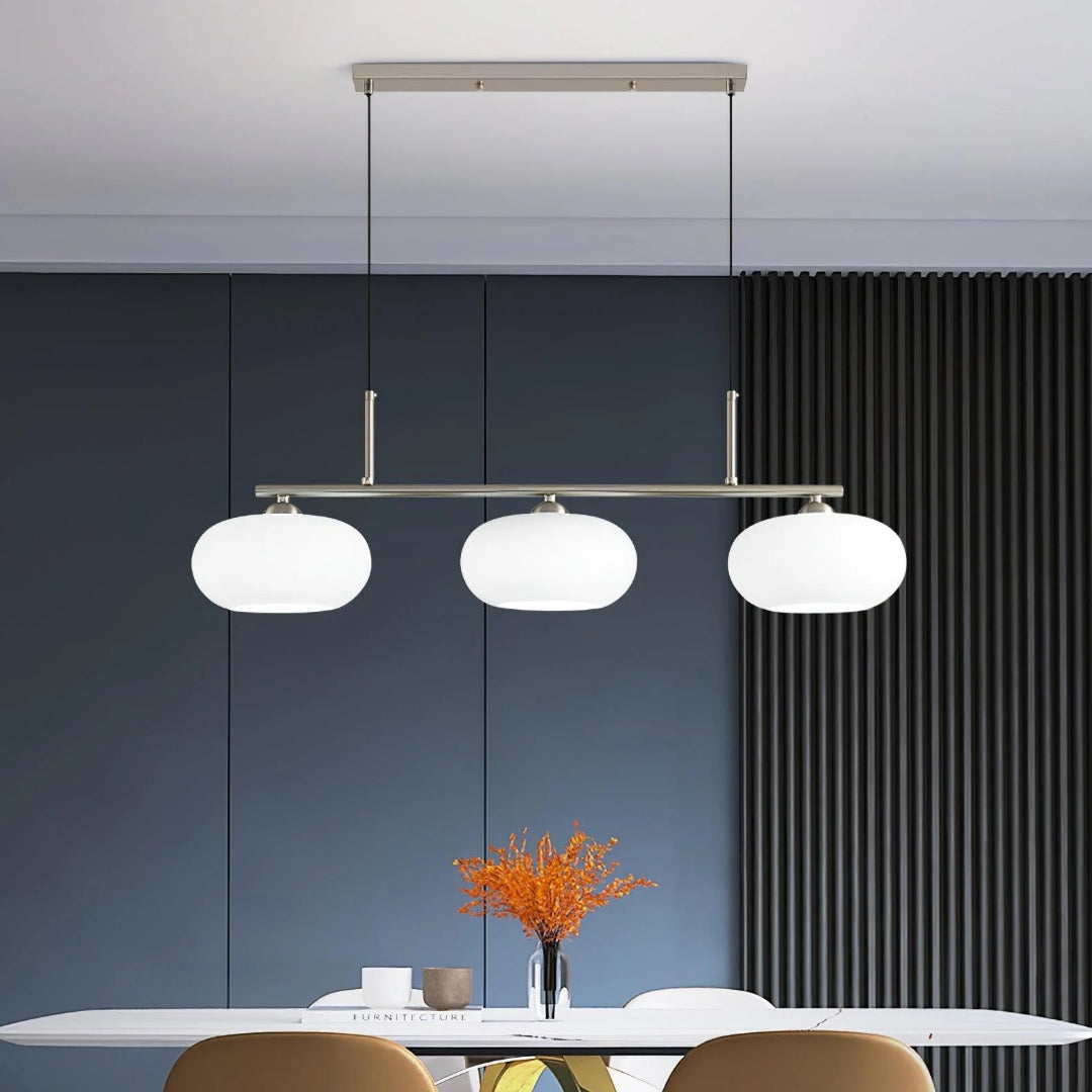 Lineaire Glazen Drievoudige Hanglamp