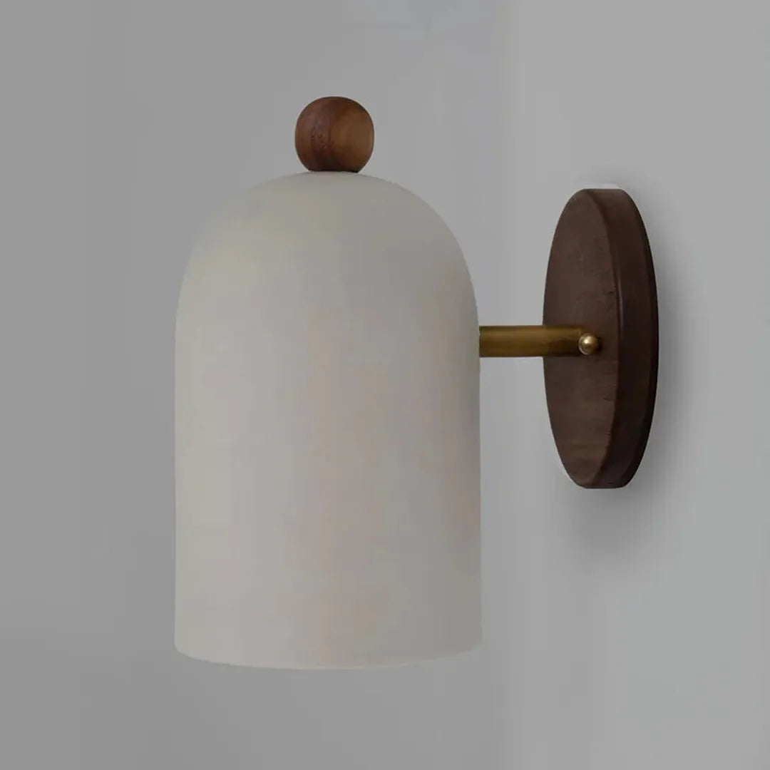Wabi-Sabi Houten Wandlamp