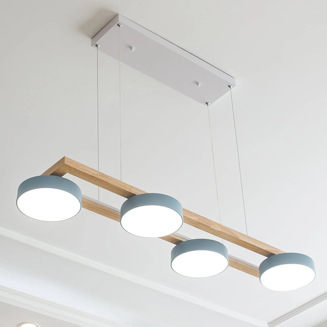 Scandinavische Houten Hanglamp