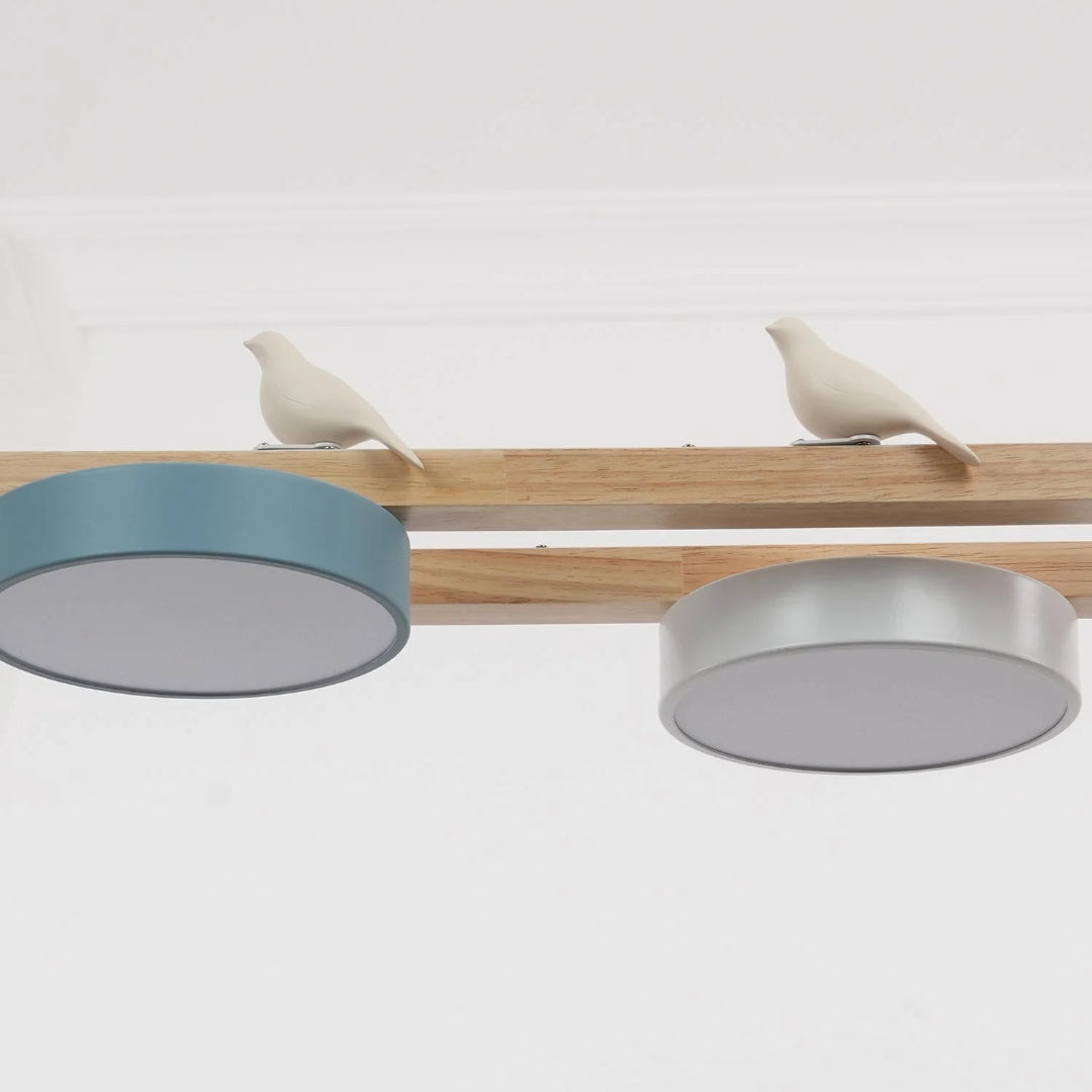 Scandinavische Houten Hanglamp