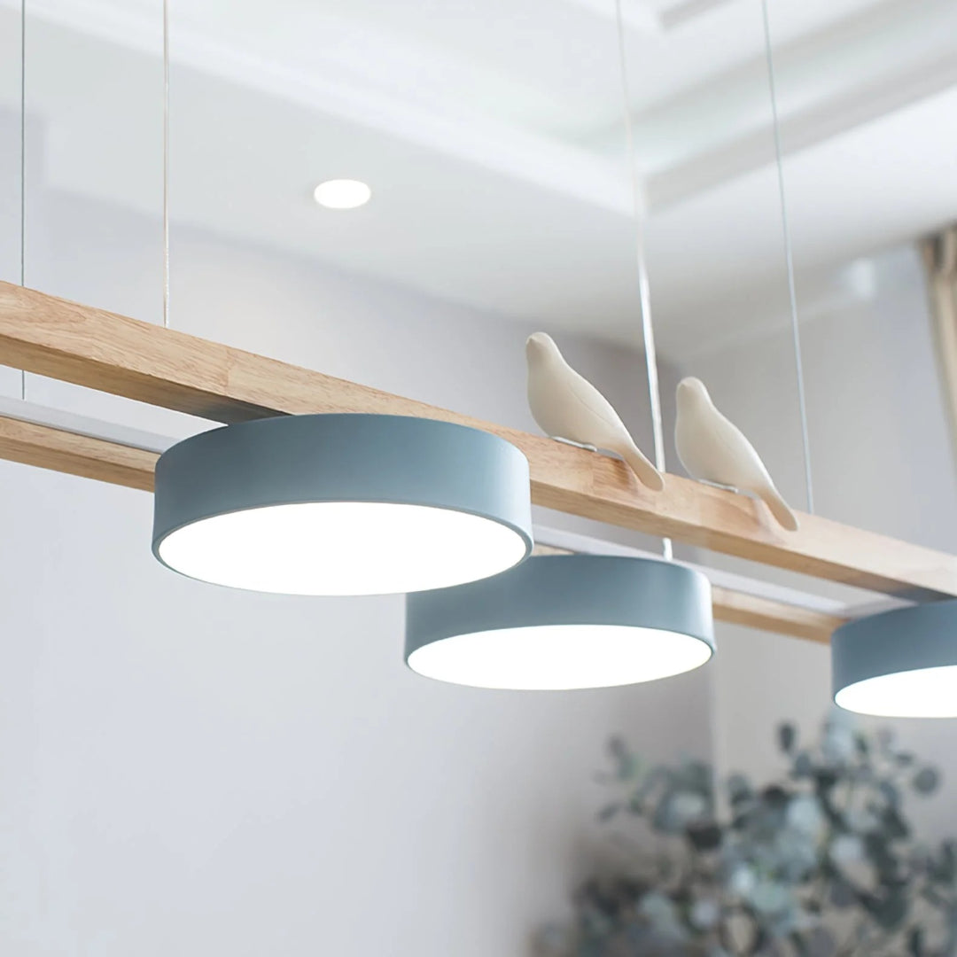 Scandinavische Houten Hanglamp