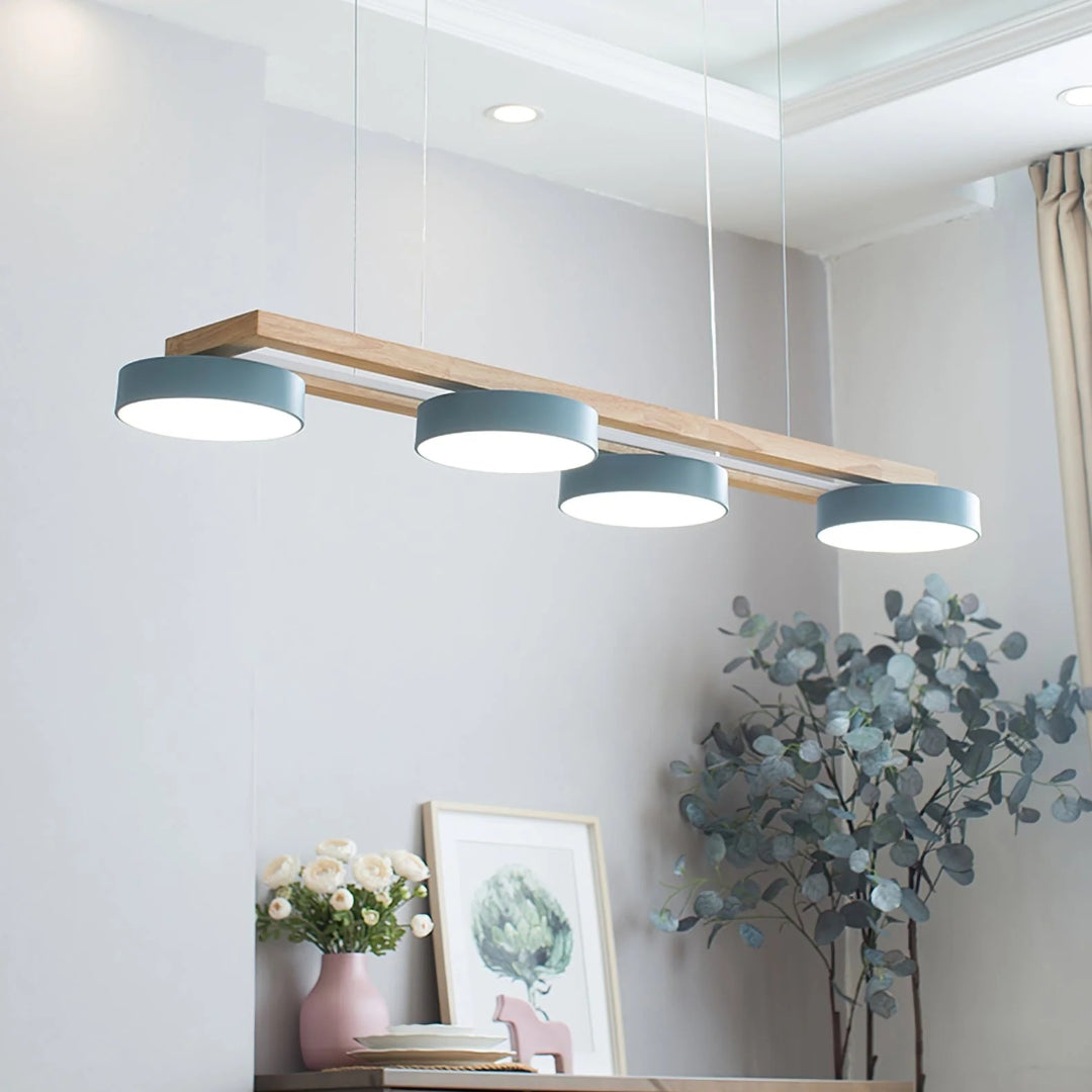 Scandinavische Houten Hanglamp