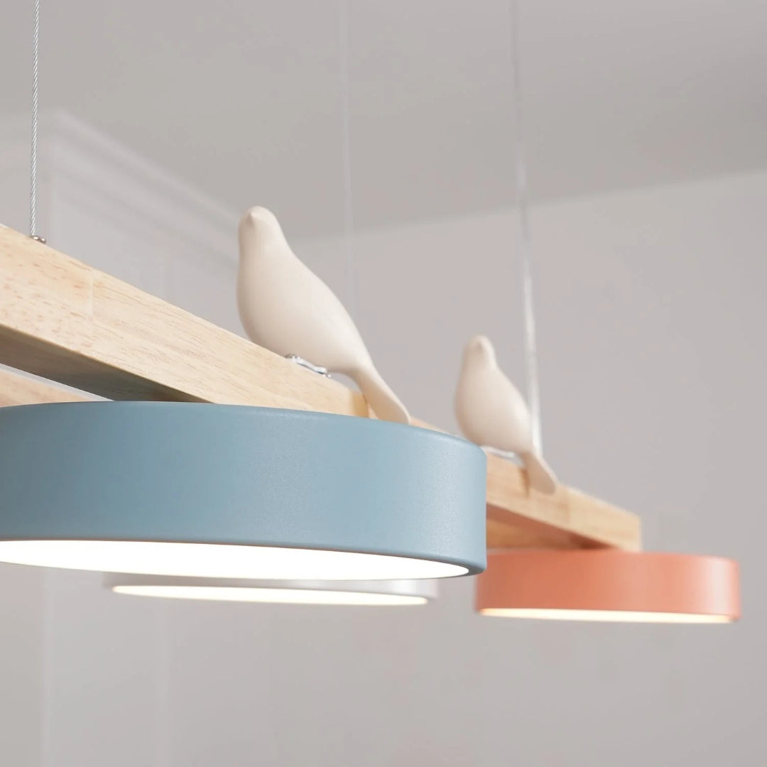 Scandinavische Houten Hanglamp