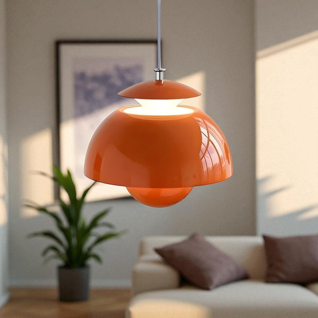 Scandinavische Glazen Koepel Hanglamp