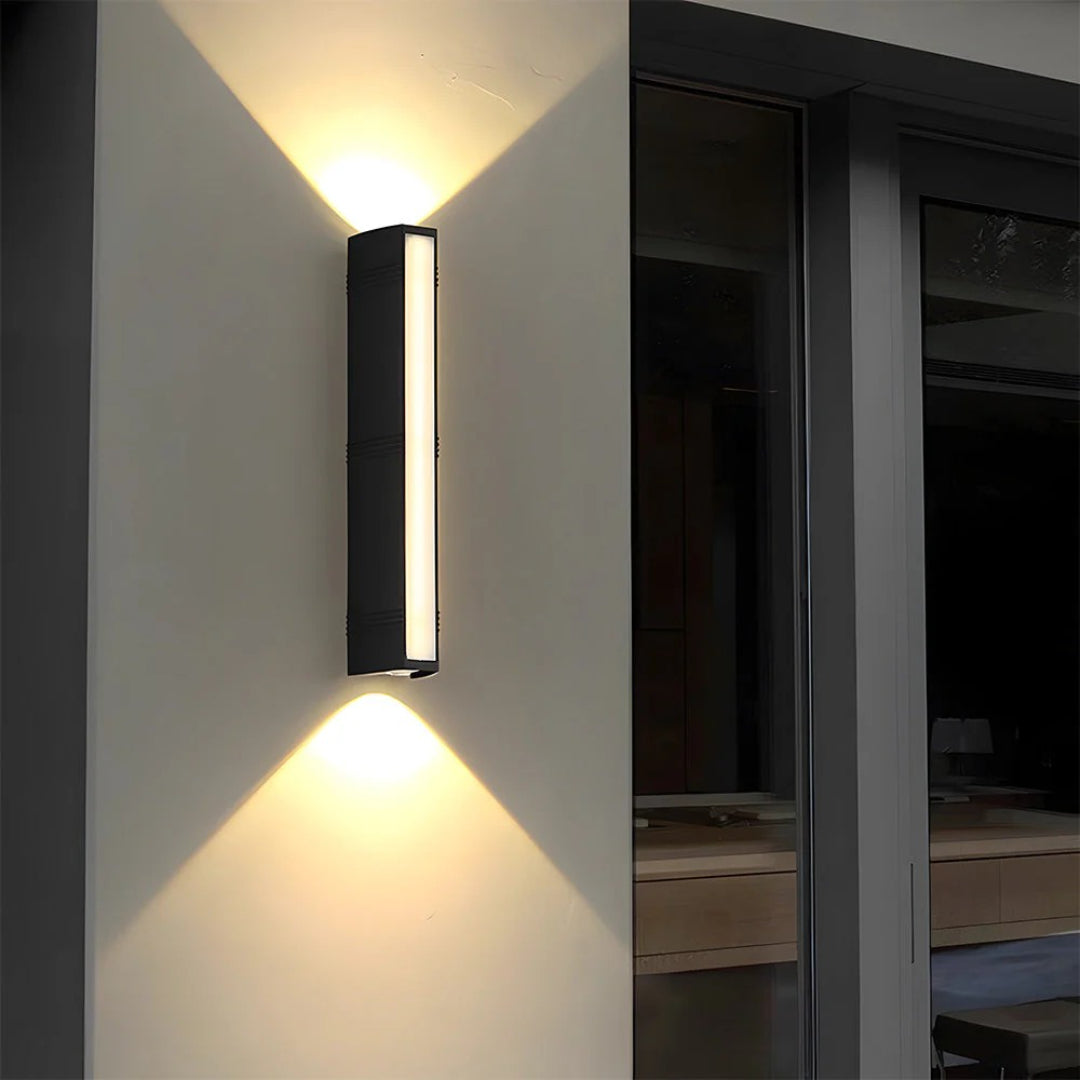 Minimalistische Buisvormige Buitenwandlamp