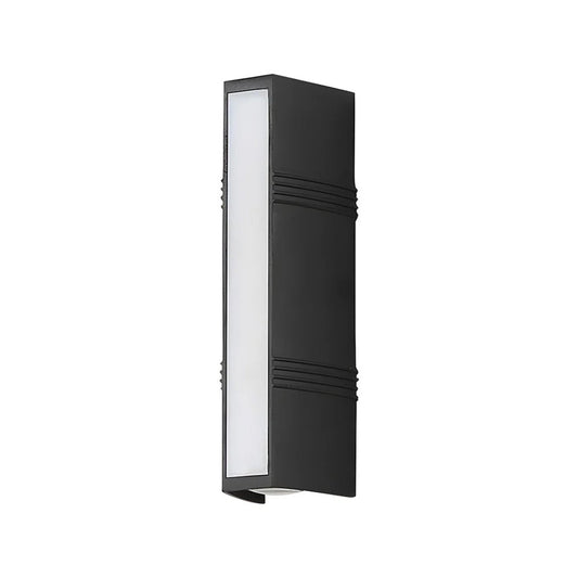 Minimalistische Buisvormige Buitenwandlamp