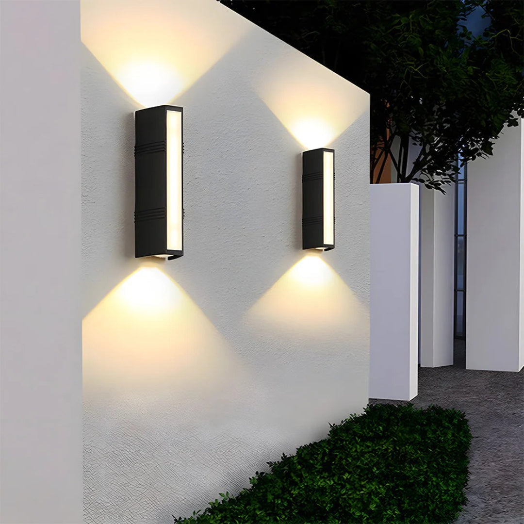 Minimalistische Buisvormige Buitenwandlamp