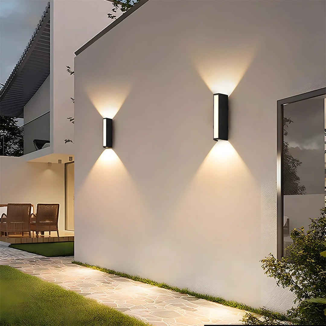 Minimalistische Buisvormige Buitenwandlamp