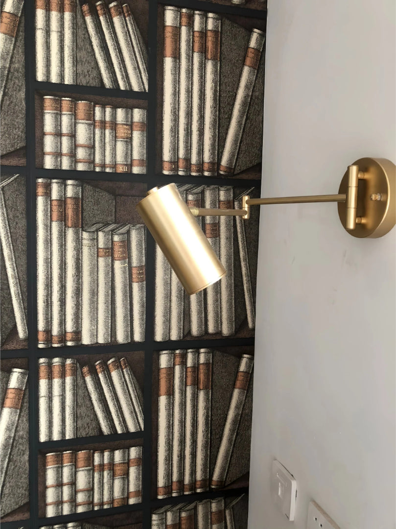 Industriële metalen wandlamp