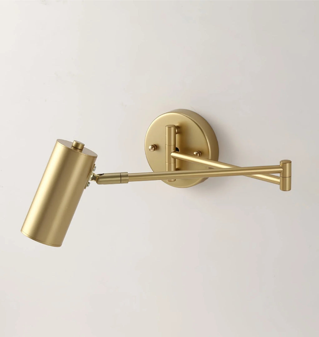 Industriële metalen wandlamp