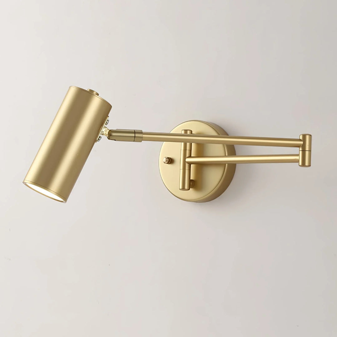 Industriële metalen wandlamp
