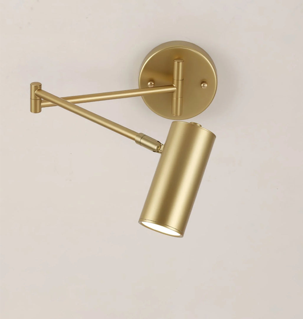 Industriële metalen wandlamp