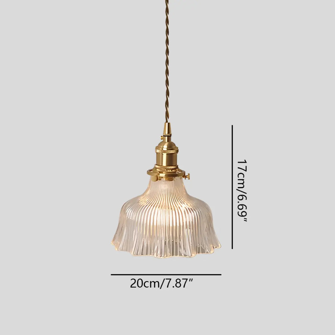Klassieke Glazen Hanglamp