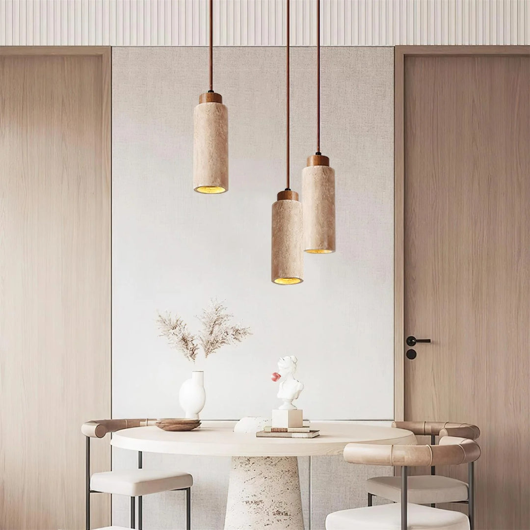 Travertin Cilinder Hanglamp