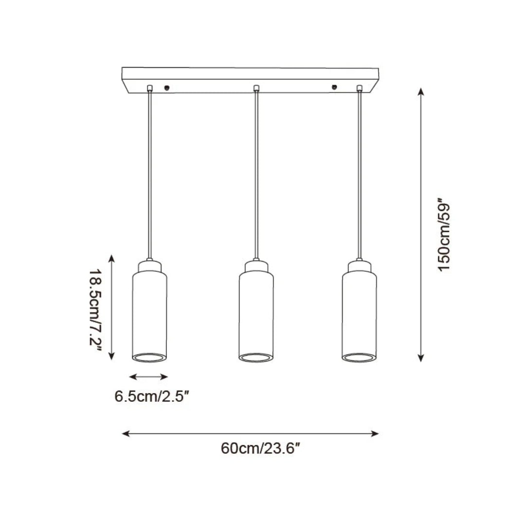 Travertin Cilinder Hanglamp