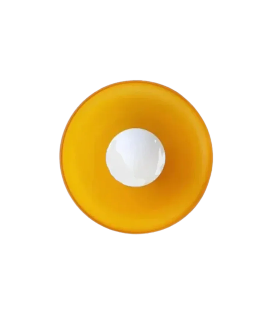 Minimalistische glazen wandlamp