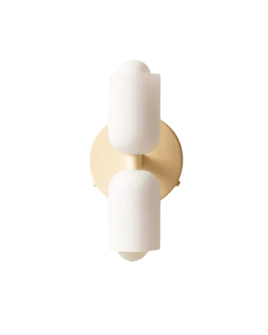 Moderne dubbele wandlamp