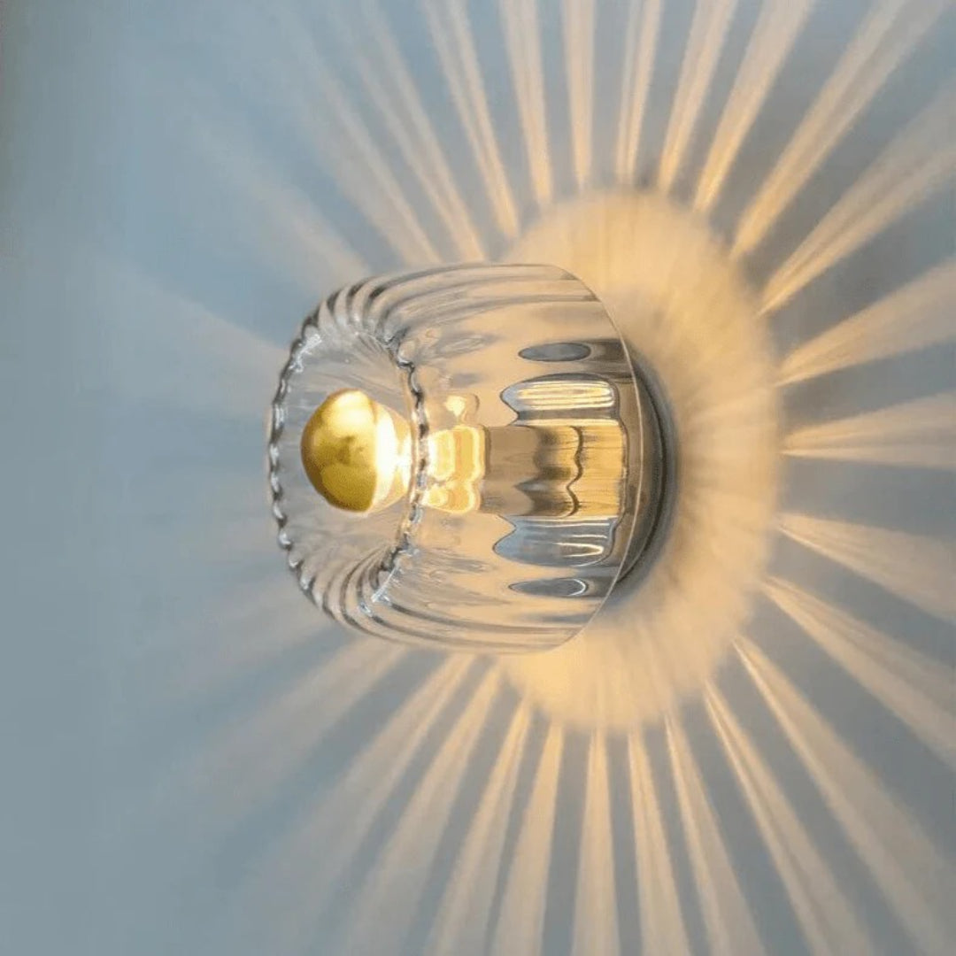 Bauhaus Glazen Wandlamp