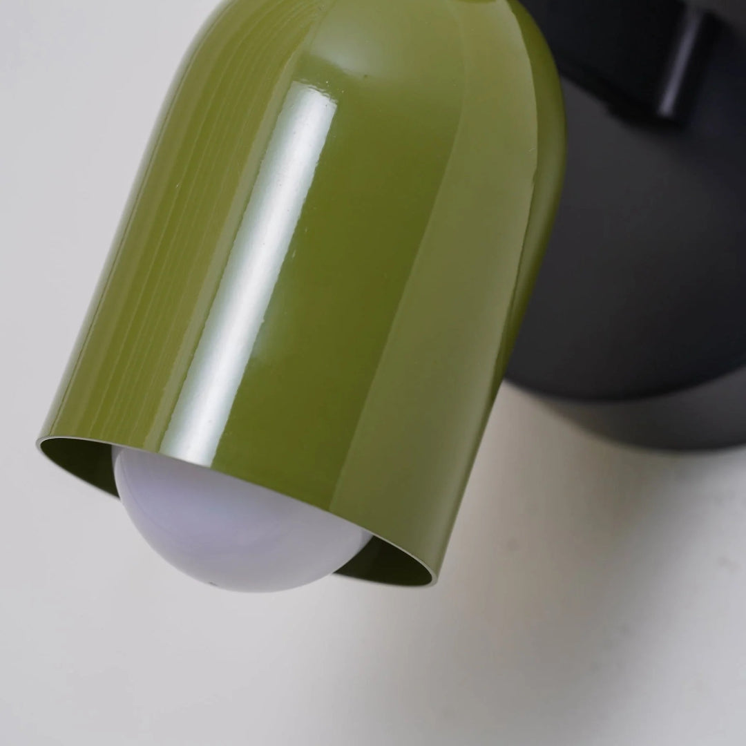 Hedendaagse metalen glazen wandlamp