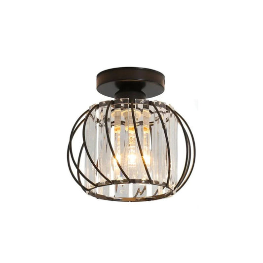 Vintage Kristallen Plafondlamp