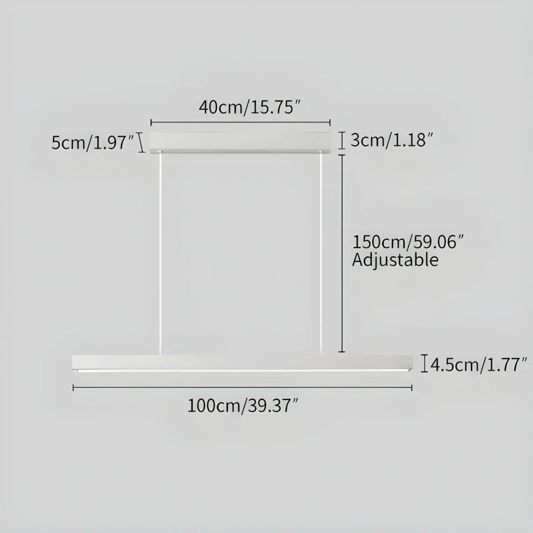 Minimalistische Lineaire LED Hanglamp