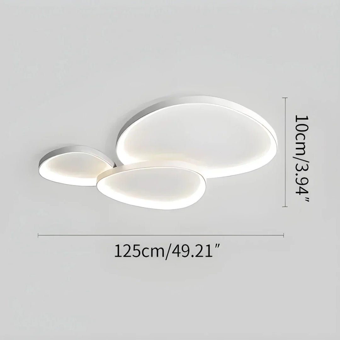 Minimalistische Ovale LED Plafondlamp