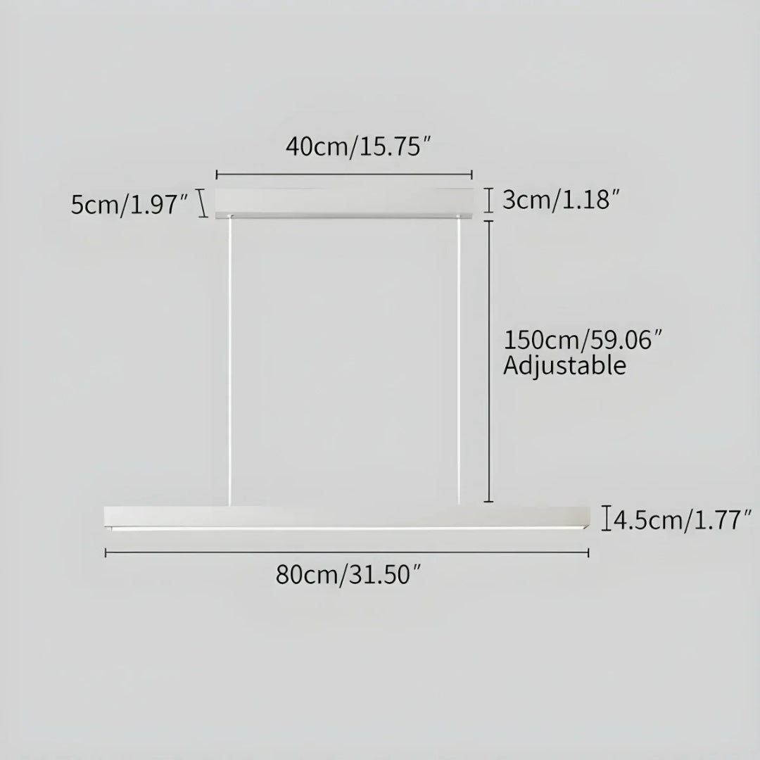 Minimalistische Lineaire LED Hanglamp