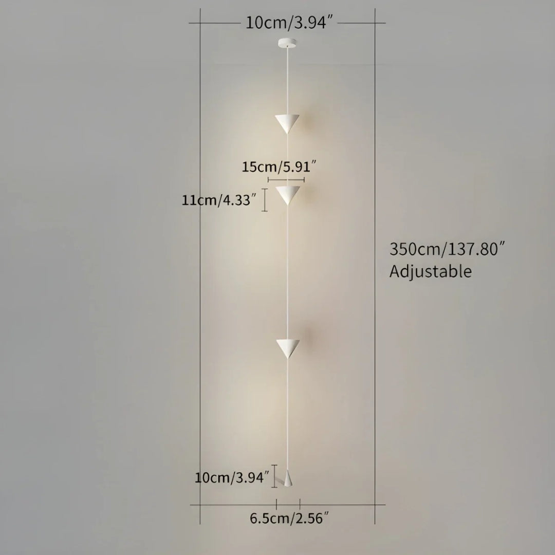 Minimalistische Geometrische Metalen Vloerlamp