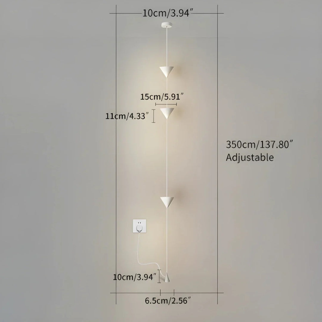 Minimalistische Geometrische Metalen Vloerlamp