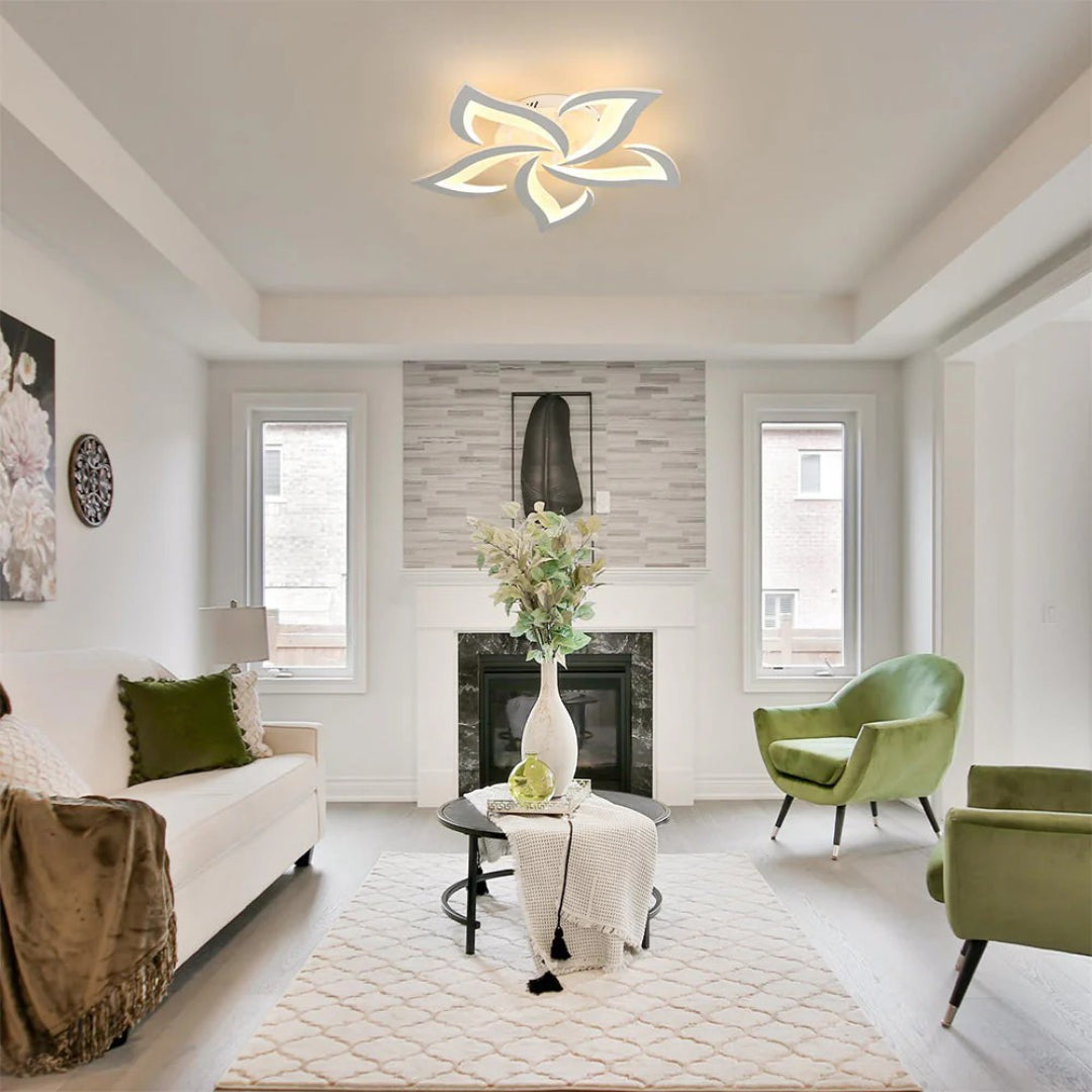 LED bloemen plafondlamp
